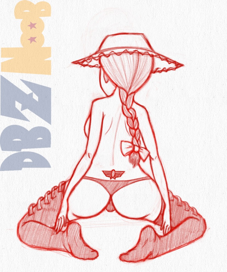dbznoob disney female jessie_(toy_story) monochrome pixar rule34 tagme toy_story