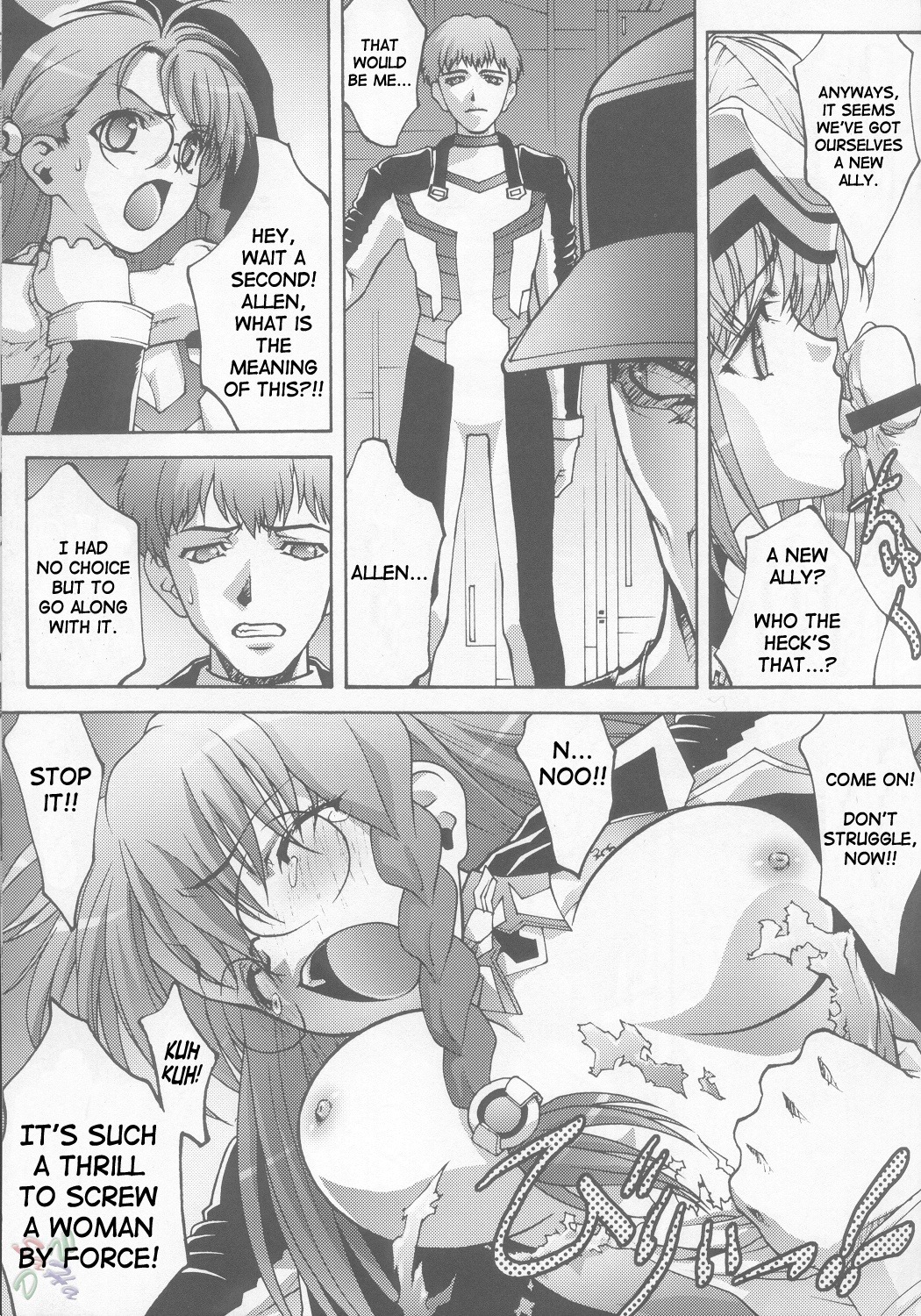 comic female kos-mos male multiple_males rule34 shion_uzuki tagme xenosaga