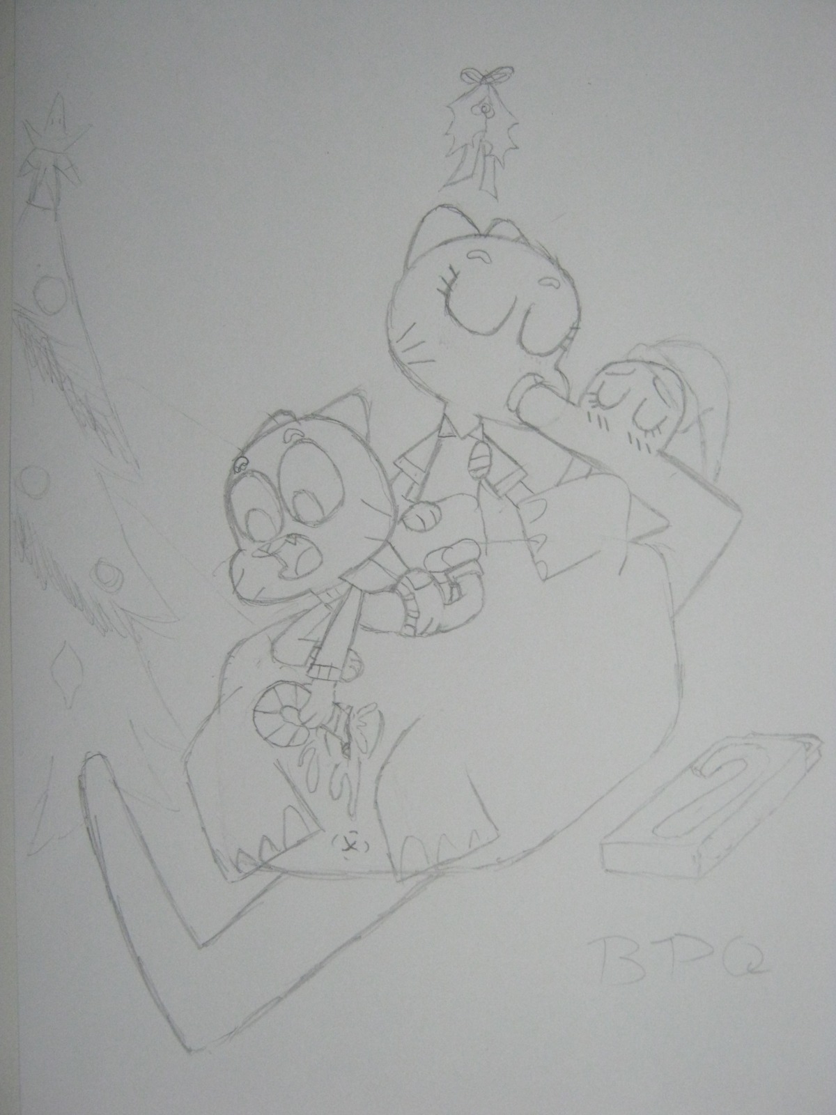 anthro bpq00x cartoon_network dinosaur domestic_cat feline female furry gumball_watterson molly_collins nicole_watterson reptile rule34 scalie straight_hair the_amazing_world_of_gumball
