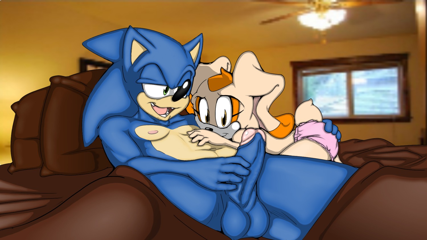 16:9 age_difference amber_eyes anthro anthrofied aval0nx balls blue_body blue_fur blue_hair butt butt_grab cream_the_rabbit duo e621 erection eulipotyphlan female foreskin fur genitals green_eyes hair hand_on_butt hedgehog hi_res humanoid_genitalia humanoid_penis lagomorph leporid male mammal navel nipples nude penis rabbit retracted_foreskin sega smile sonic_the_hedgehog sonic_the_hedgehog_(series) widescreen young young_anthro
