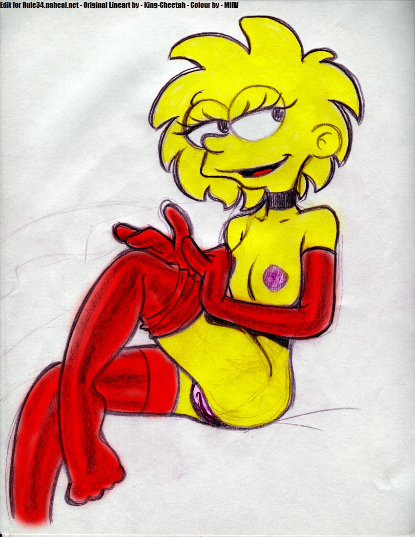 20th_century_studios female female_only human king-cheetah lisa_simpson rule34 solo tagme the_simpsons yellow_body yellow_skin