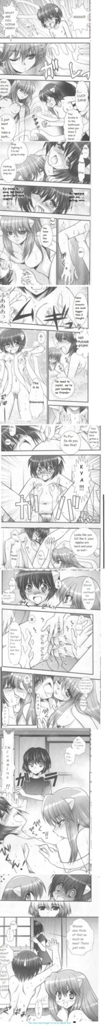 3girls bath elfen_lied female female_only lucy_(elfen_lied) manga mayu_(elfen_lied) multiple_females multiple_girls nana_(elfen_lied) rule34 tagme vectors yuri