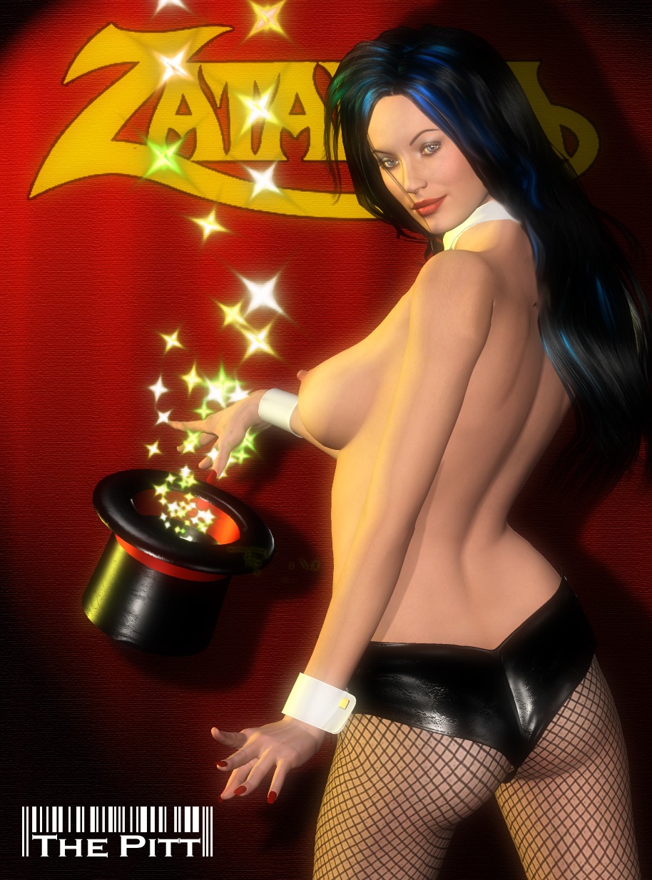 1girls 3d 3d_(artwork) 5_fingers areola areolae artist_name ass back bare_back bare_breasts black_hair blue_eyes blue_hair breasts breasts_out character_name collar colored_nails cuffs dark_hair dc dc_comics detached_collar english english_text erect_nipples exposed_breasts exposed_nipples eyelashes eyeshadow female female_focus female_only fishnet_pantyhose fishnets hair half_naked human human_only light-skinned_female light_skin lipstick long_hair looking_at_viewer makeup nail_polish nipples nude nude_female nudity open_eyes painted_nails pantyhose pink_nipples red_lips red_lipstick red_nail_polish red_nails rule34 shirtless simple_background smile smiling smiling_at_viewer solo solo_female solo_focus standing superheroine text the_pitt top_hat topless uncensored zatanna zatanna_zatara