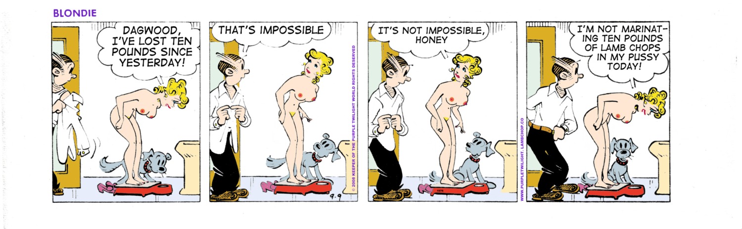 blondie_(comic) blondie_bumstead clothing comic comic_strip dagwood_bumstead daisy_bumstead edit female human rule34 tagme