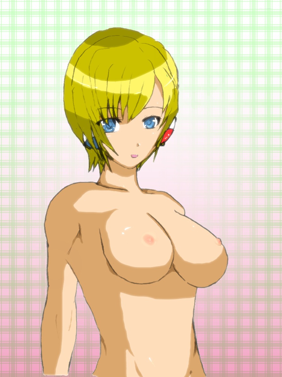 breasts color elesa_(pokemon) female female_only hair human human_only nipples nude pokemon rule34 short_hair solo tagme