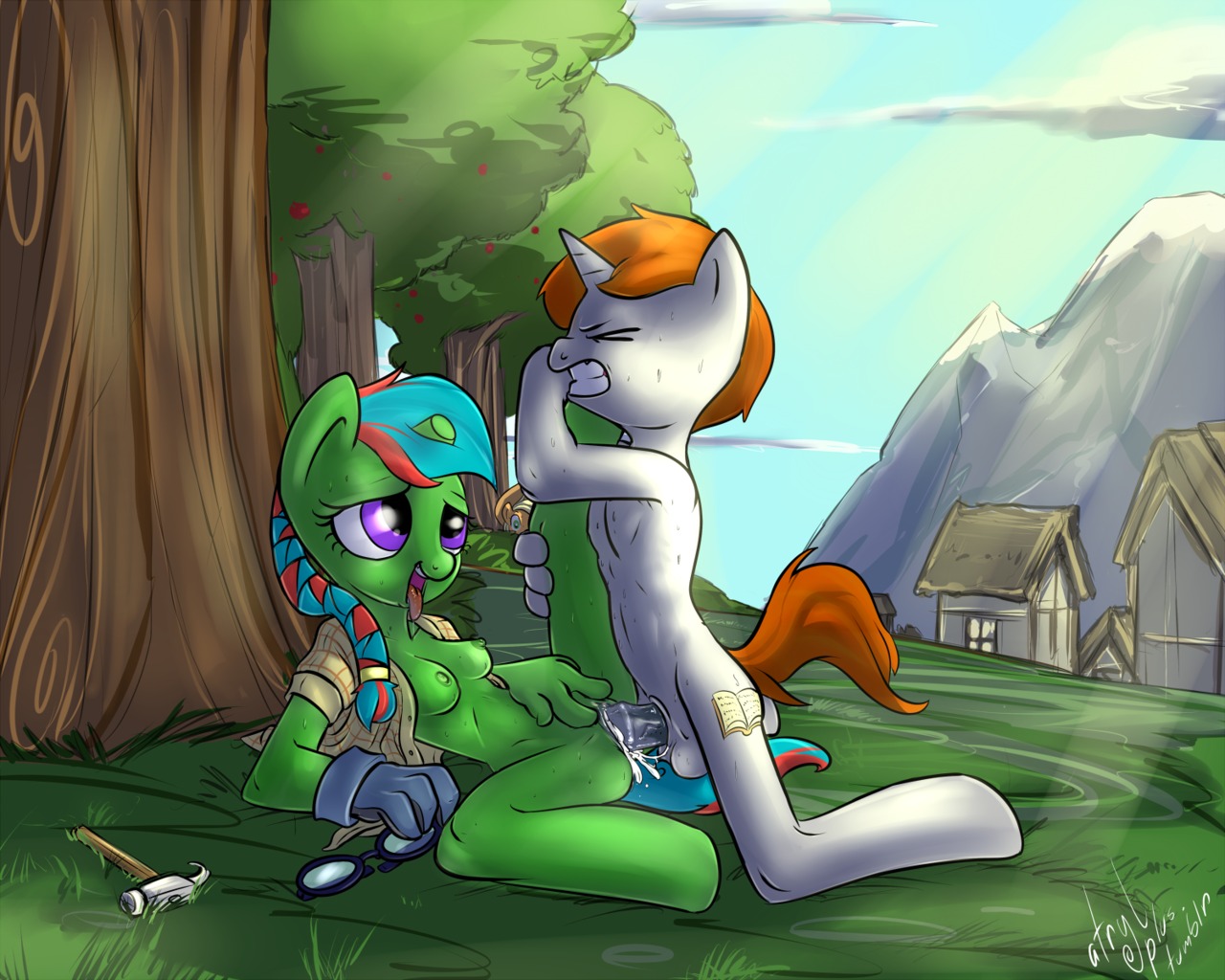 5:4 animal_genitalia animal_penis anthro anthrofied applejack_(mlp) atryl bodily_fluids breasts clothed clothing cum cum_in_vagina cum_inside cutie_mark digital_media_(artwork) duo e621 earth_pony equid equine equine_genitalia equine_penis erection female female_penetrated friendship_is_magic genital_fluids genitals hasbro horn horse male male/female male_penetrating male_penetrating_female mammal my_little_pony mythological_creature mythological_equine mythology nude partially_clothed penetration penile penile_penetration penis penis_in_vagina pony sex tail unicorn vaginal vaginal_penetration vulva