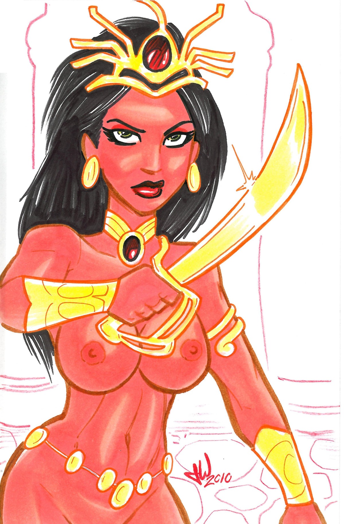a_princess_of_mars barsoom dejah_thoris female mitchatt rule34 tagme
