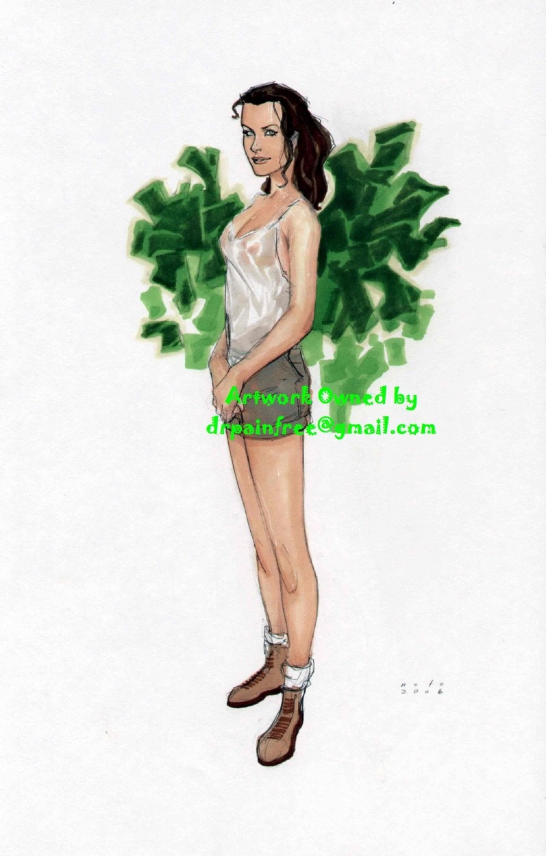 1girls 2006 2d breasts celebrity evangeline_lilly female female_only kate_austen lost_(series) nipples nipples_visible_through_clothing phil_noto rule34 see-through see-through_clothing see-through_shirt see-through_top solo solo_female tagme wet wet_clothes