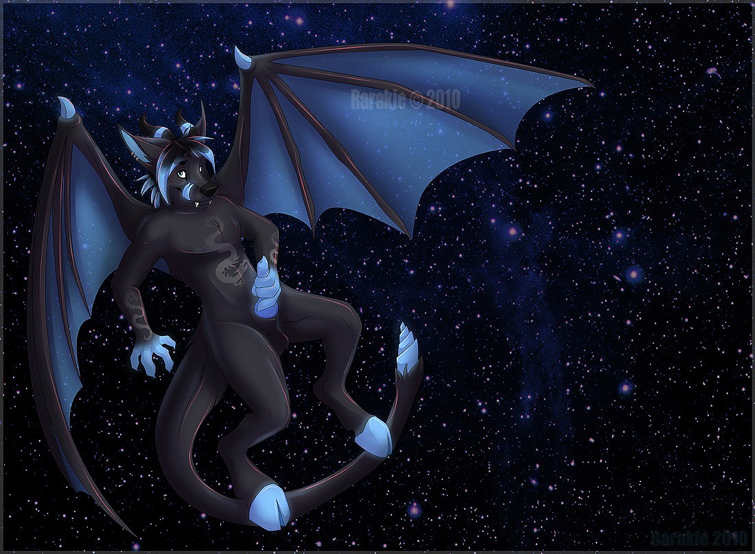 2010 animal_genitalia animal_penis anthro balls biped black_hair blue_penis canid canine canine_genitalia canine_penis canis dark_theme dragon e621 erection european_mythology fangs fur genitals glowing glowing_flesh glowing_genitalia glowing_penis grey_eyes hair hybrid knot looking_at_viewer male mammal masturbation membrane_(anatomy) membranous_wings mythological_creature mythological_scalie mythology night nude outside penile penile_masturbation penis plantigrade rarakie scalie sky solo space spacescape tail tattoo teeth tongue western_dragon wings wolf
