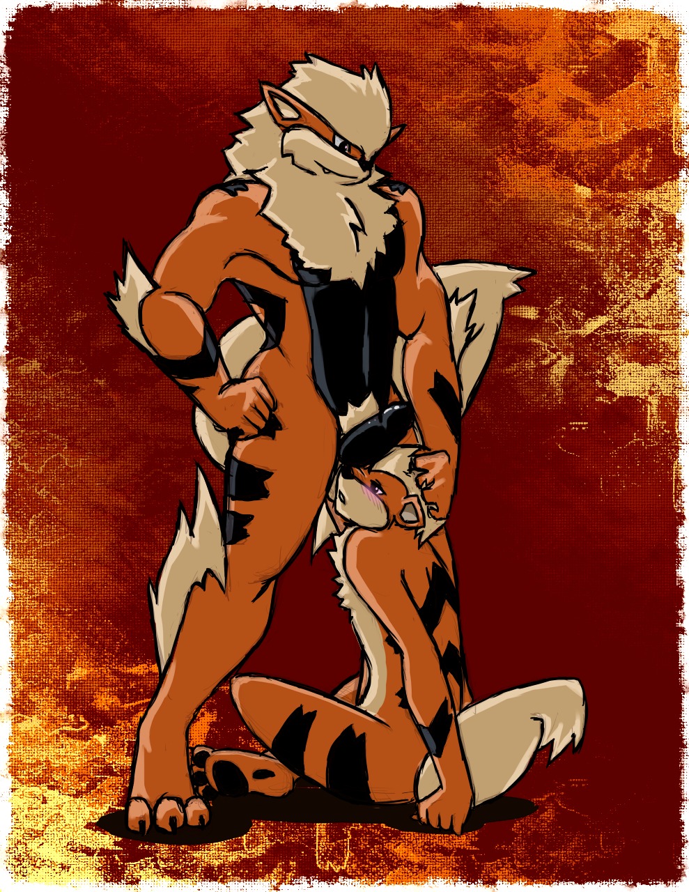 2013 3_toes anthro arcanine balls blush canid canine duo e621 erection father_(lore) father_and_child_(lore) father_and_son_(lore) feet fur generation_1_pokemon genitals growlithe hi_res humanoid_genitalia humanoid_penis incest_(lore) khuraji looking_down male male/male mammal nintendo parent_(lore) parent_and_child_(lore) parent_and_son_(lore) penis pokemon pokemon_(species) pubes son_(lore) toes