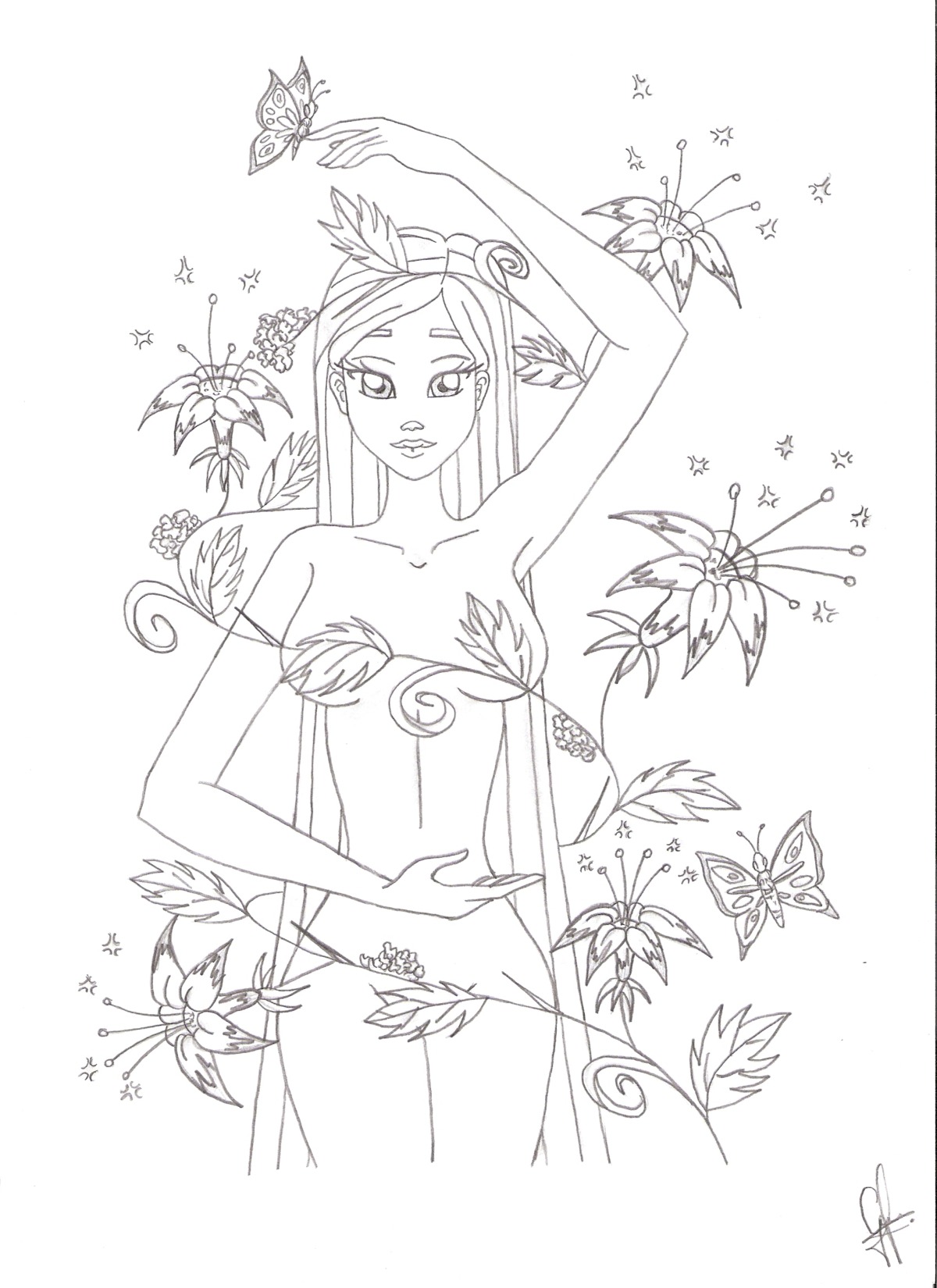 cornelia_hale female human monochrome rule34 tagme w.i.t.c.h.