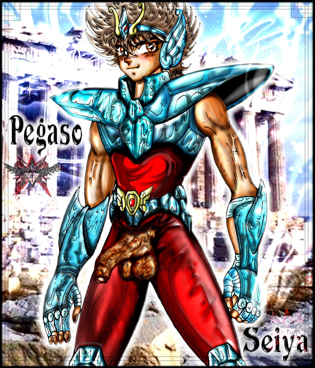 male male_only pegasus_seiya rule34 saint_seiya tagme