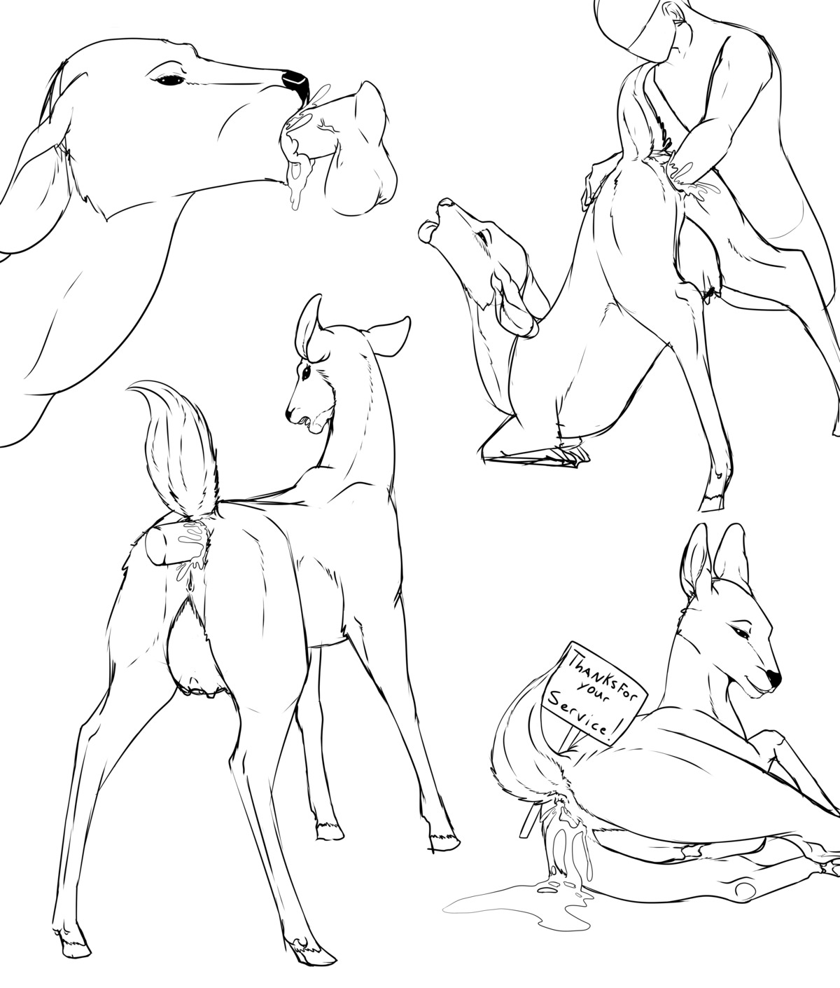 2014 absurd_res anal anal_penetration animal_genitalia animal_vulva anus backlash91 balls bestiality black_nose bodily_fluids breasts butt cervine_genitalia cervine_vulva conditional_dnp cum cum_in_ass cum_in_mouth cum_inside cum_on_anus cum_on_butt cum_on_vulva deer digital_drawing_(artwork) digital_media_(artwork) disembodied_penis duo e621 english_text erection fellatio female female_on_human feral feral_penetrated fisting genital_fluids genitals half-closed_eyes hi_res human human_on_feral human_penetrating human_penetrating_feral interspecies looking_at_viewer looking_back lying male male/female male_on_feral male_penetrating mammal monochrome narrowed_eyes open_mouth oral oral_penetration penetration penile penis raised_tail sex sign simple_background smile standing tail text tongue tongue_out vaginal vaginal_fisting vaginal_fluids vaginal_penetration vein veiny_penis vulva white_background