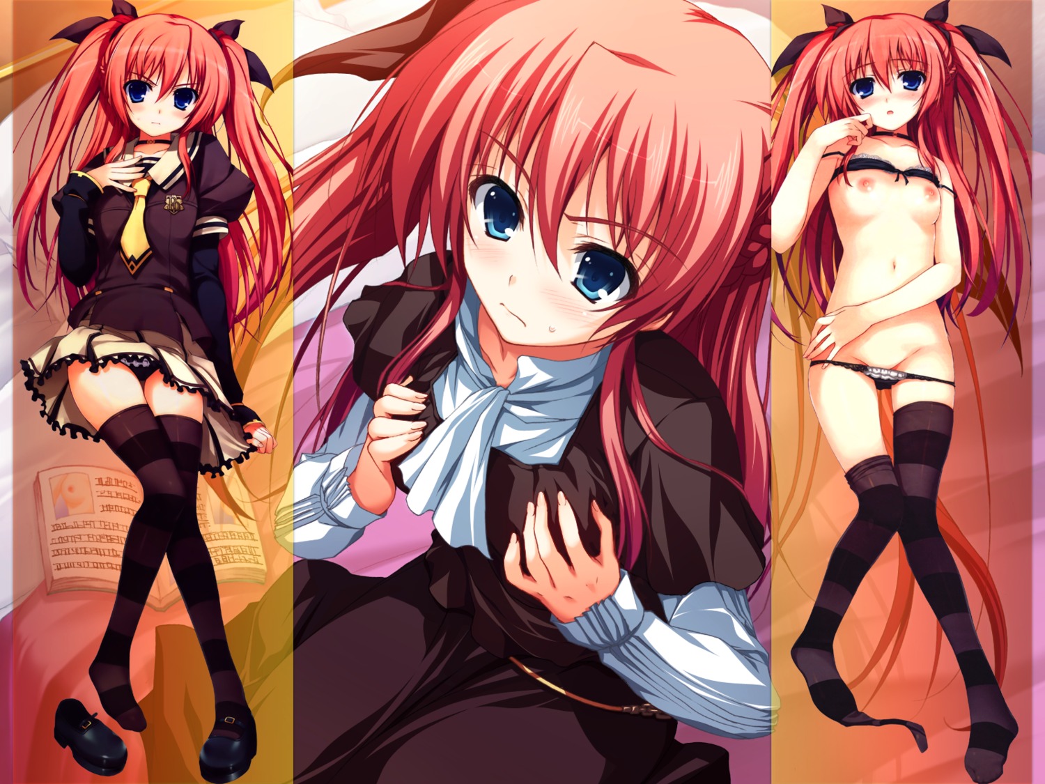 1girls akatsuki_no_goei female female_only nikaidou_reika rule34 solo tomose_shunsaku