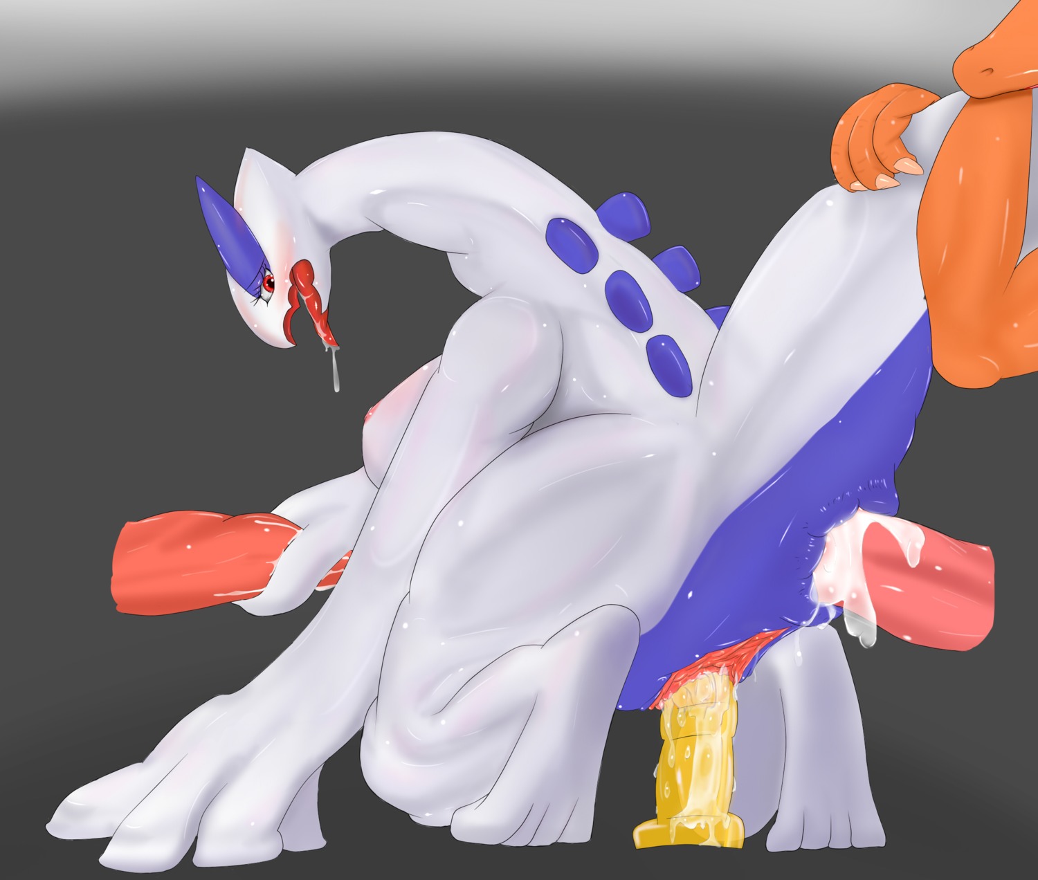 anal anal_penetration animal_dildo animal_genitalia animal_sex_toy avian blush bodily_fluids breasts charizard crouching cum cum_in_ass cum_in_mouth cum_inside cum_on_hand dildo dildo_sitting disembodied_penis double_penetration dragon e621 equine_dildo erection female feral generation_1_pokemon generation_2_pokemon genital_fluids genitals grey_background group group_sex handjob hi_res legendary_pokemon lugia male male/female male_penetrating mythological_creature mythological_scalie mythology nintendo non-mammal_breasts nude open_mouth penetration penile penis pokemon pokemon_(species) red_eyes scalie sex sex_toy sex_toy_in_vagina sex_toy_insertion simple_background snk_(artist) solo_focus tail tail_grab thor_(dildo) threesome tongue tongue_out trio vaginal vaginal_fluids vaginal_penetration vulva
