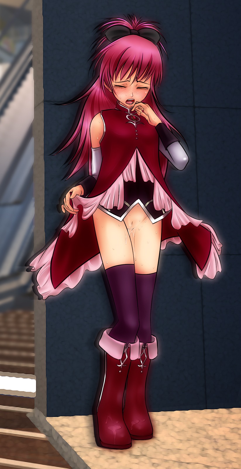 1girls female female_only mahou_shoujo_madoka_magica rule34 sakura_kyouko solo tagme