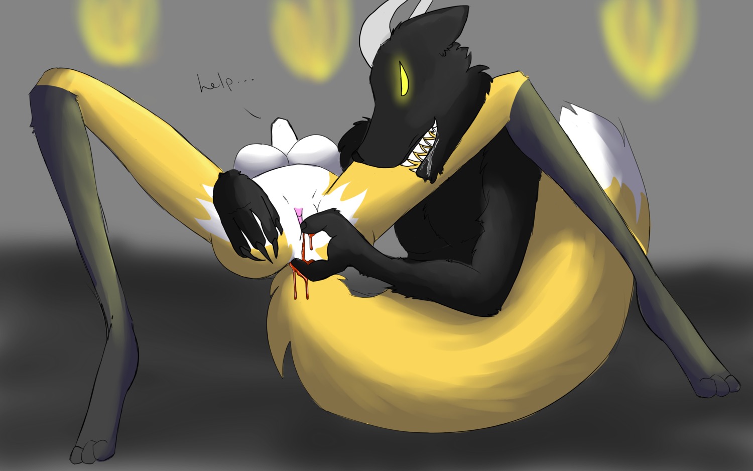 16:10 2012 absurd_res anthro big_breasts blood bodily_fluids breasts canid canine comic demitri_dormasz demon dipstick_tail duo e621 female fingering forced fox genitals glowing glowing_eyes hair hi_res male male/female mammal markings oldmusic oldmusic_(artist) open_mouth tail tail_markings vulva widescreen