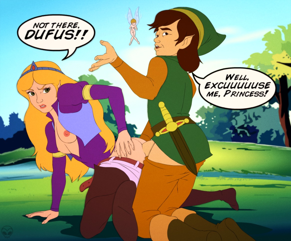 2012 all_fours anal anal_penetration annoyed belt blonde_hair bottomwear bottomwear_down breasts brown_hair butt clothed clothed_sex clothing cloud crown detailed_background dialogue dic_entertainment doggystyle duo_focus e621 elf english_text erection exposed_breasts fairy feet female fingering flying forest from_behind_position genitals grass group hair hand_on_butt hand_on_own_butt hat headgear headwear humanoid humor insect_wings kneeling link looking_at_another looking_at_partner looking_back looking_back_at_another looking_back_at_partner male male/female melee_weapon meme nature nintendo nipples not_furry nude on_model open_clothing open_shirt open_topwear outside pants pants_down partially_clothed penetration penis plant princess_zelda public public_sex sarcasm sex shirt shoe_soles short_sword sky soles speech_bubble spryte spryte_(tloz) sword text the_legend_of_zelda thick_penis topwear tree undressing voyeur weapon wings wrong_hole zone