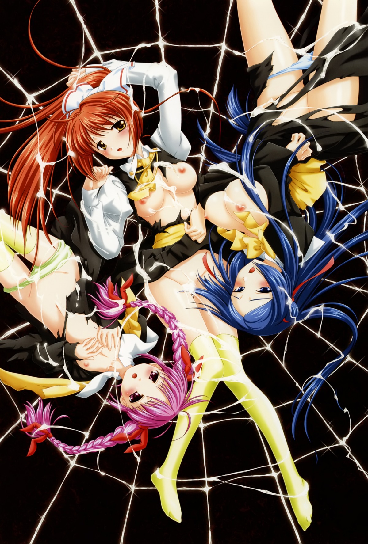 cum female lugosi_ela nipples oppai panties panty_pull rule34 thighhighs torn_clothes