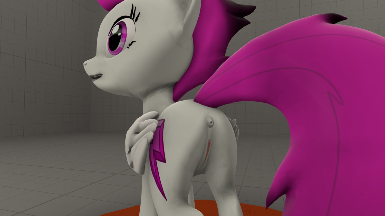 16:9 2013 3d_(artwork) anus cutie_mark digital_media_(artwork) dubhoofz e621 equid equine feathered_wings feathers female genitals hair hasbro hi_res mammal my_little_pony mythological_creature mythological_equine mythology nude open_mouth pegasus purple_eyes purple_hair smile solo source_filmmaker_(artwork) vulva widescreen wings