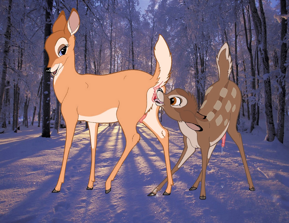 bambi's_mother bambi_(character) bambi_(film) deer disney female feral incest male mother_and_son penis pussy rule34 theother