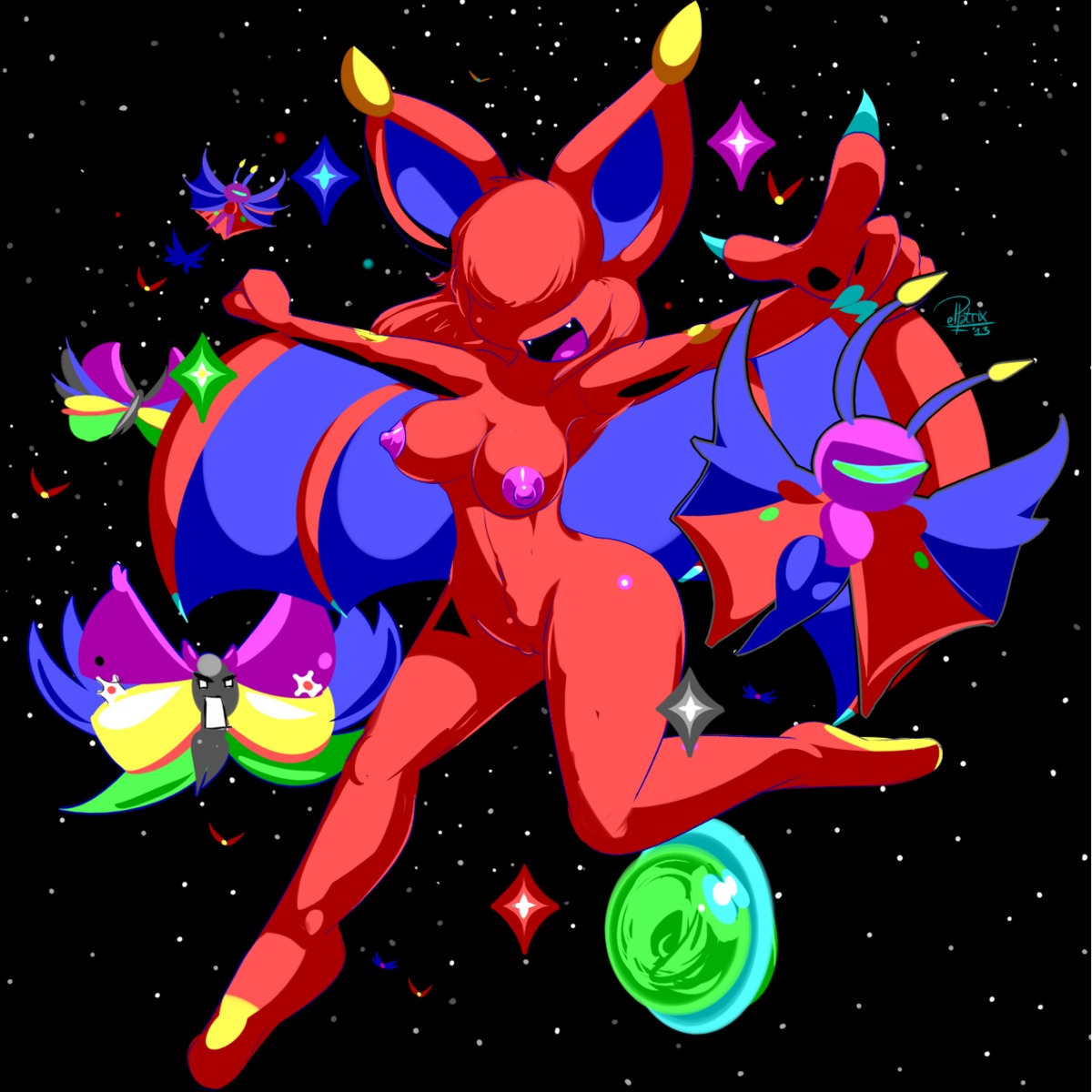 1:1 2013 5_fingers :d alternate_color ambient_arthropod ambient_butterfly ambient_flier ambient_insect ambient_silhouette ambiguous_feral ambiguous_gender angry antennae_(anatomy) anthro anthrofied arthropod bangs bangs_(elpatrixf) barefoot bat big_ears biped blue_body blue_skin breasts butterfly colorful_theme detailed_ambient_creature e621 elpatrixf fan_character fangs feet female female_anthro feral fingers fist generation_1_pokemon genitals gesture glistening group hair hair_over_eyes hand_gesture hi_res insect lepidopteran mammal membrane_(anatomy) membranous_wings nintendo nipples open_mouth pink_body pink_skin pointing pokemon pokemon_(species) pokemorph purple_nipples raised_arm raised_arms raised_fist raised_hand raised_leg red_hair shadow short_hair silhouette smile solo_focus space sparklefur star teeth tongue vulva winged_arms wings zubat