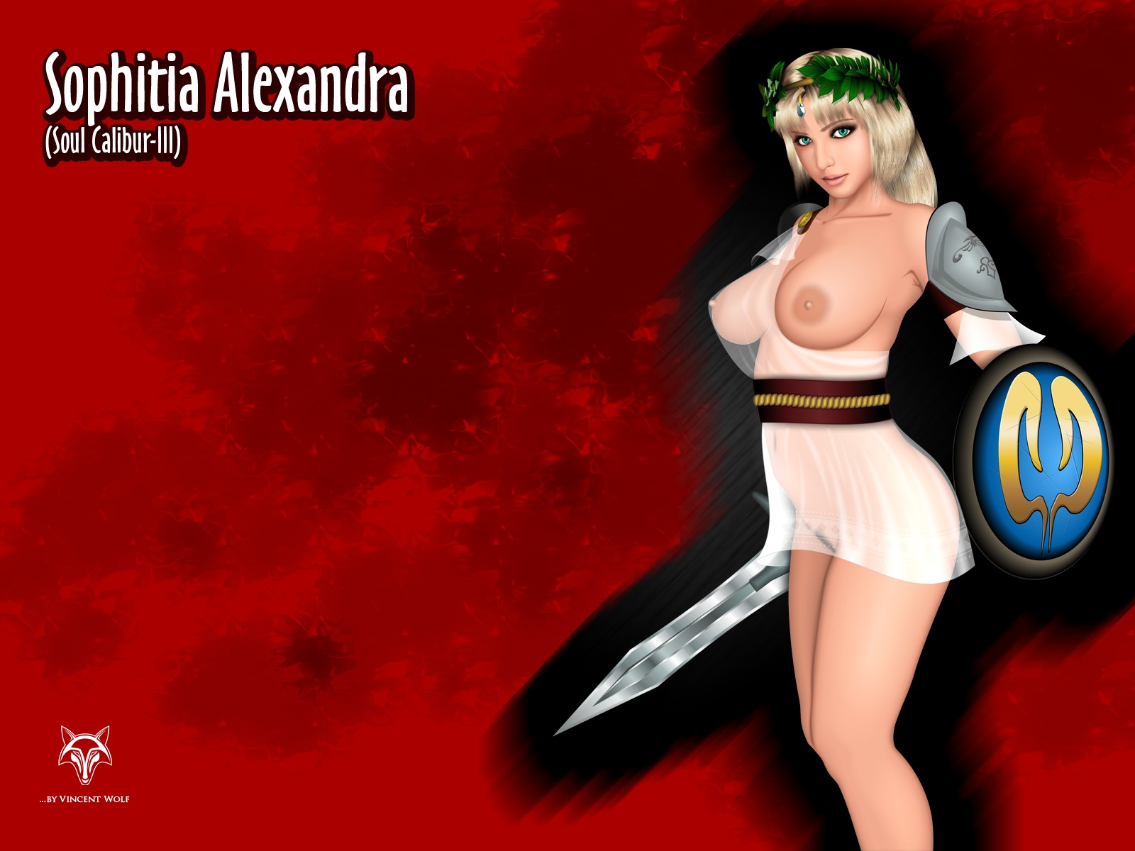 blonde_hair female female_only human long_hair milf rule34 solo sophitia_alexandra soul_calibur tagme vincent_wolf