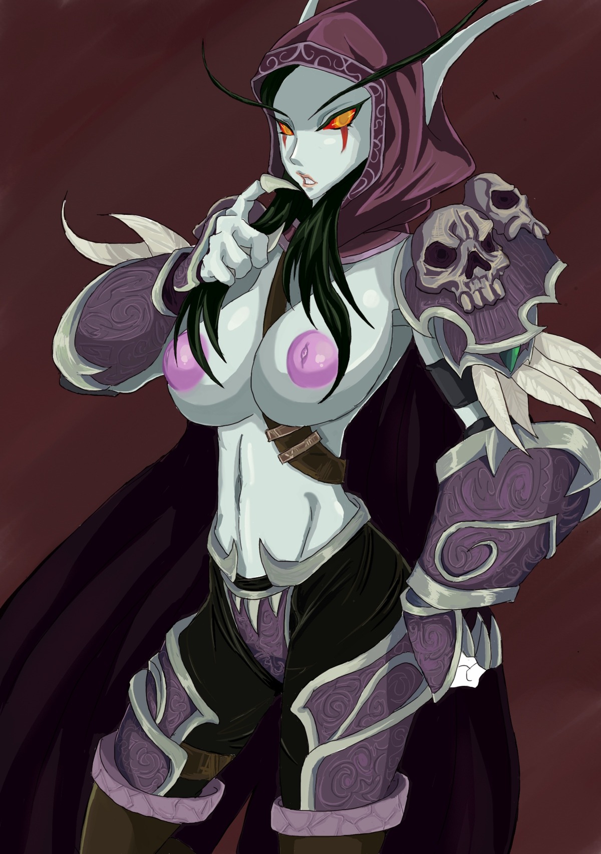 banshee_(warcraft) dark_ranger female forsaken pointy_chin rule34 shang sylvanas_windrunner tagme undead undead_(warcraft) undead_female world_of_warcraft