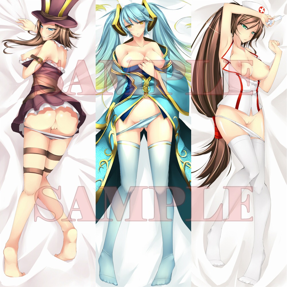 akali_jhomen_tethi artist_request ass barefoot blue_eyes blue_hair breasts brown_hair caitlyn_kiramman female green_eyes green_hair hair half-closed_eyes human large_breasts league_of_legends long_hair multiple_females multiple_girls nipples no_pants nurse_akali panties panties_down panty_pull pubic_hair pussy rule34 shaved_pussy sona_buvelle source_request striped_panties thighhighs uncensored white_panties yellow_eyes