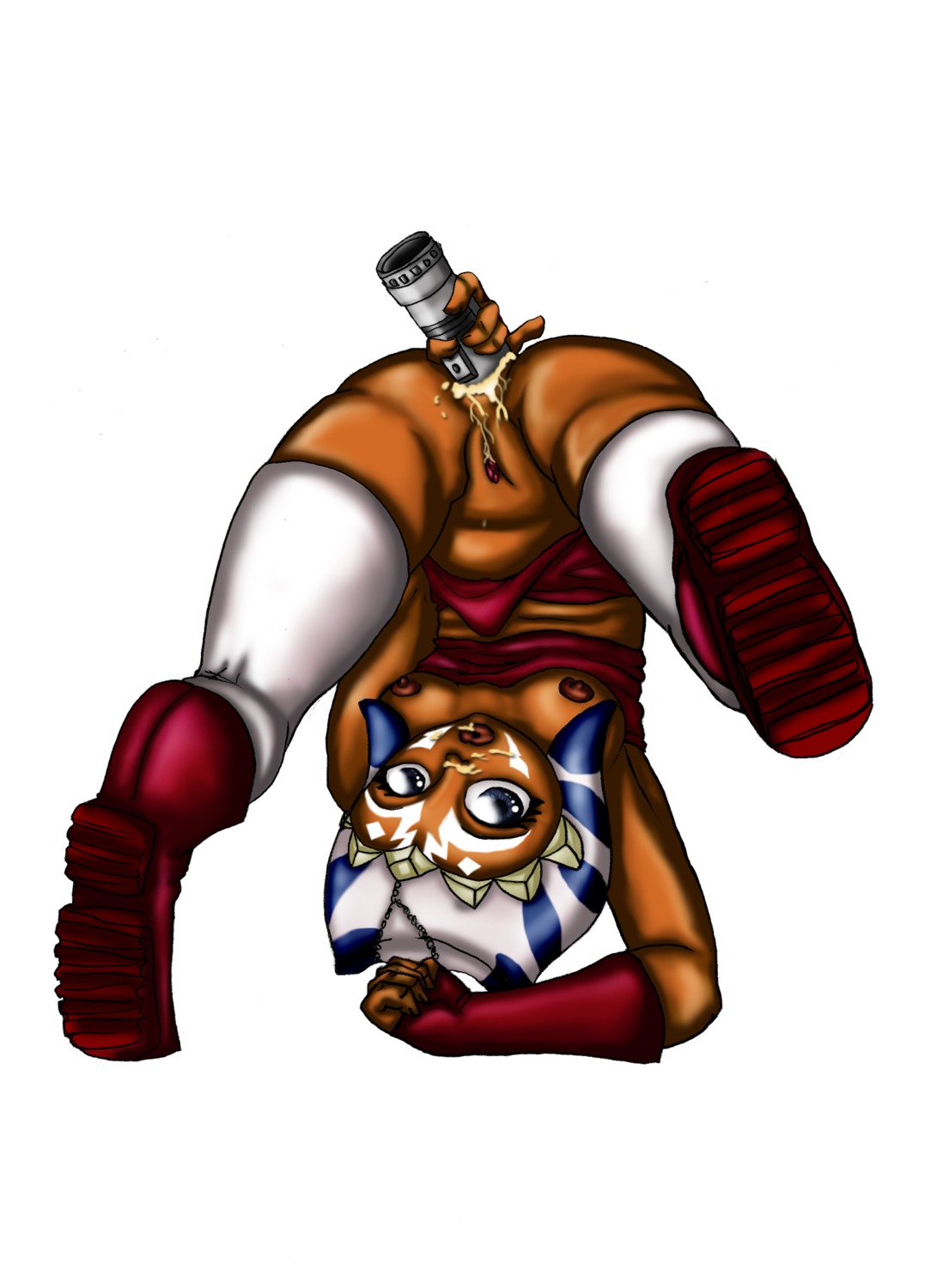 1girls ahsoka_tano anal anal_penetration clone_wars drago-flame female female_only jedi jedi_padawan lightsaber_hilt lightsaber_in_ass penetration rule34 solo star_wars tagme the_clone_wars:_season_one togruta