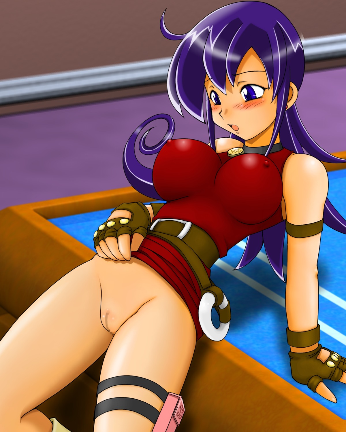 1girls blue_hair cryptobiosis deck duel_masters female rule34 tagme tasogare_mimi tsumitani_daisuke