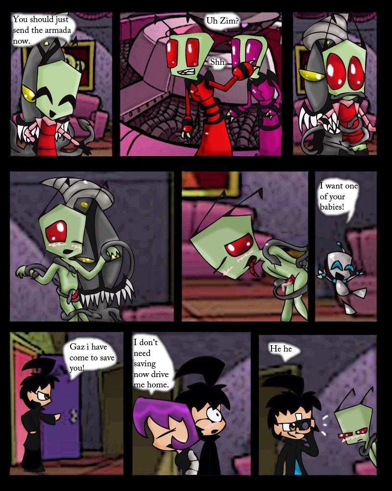 alien almighty_tallest_purple almighty_tallest_red comic dib_membrane digital_drawing_(artwork) digital_media_(artwork) female gaz_membrane gir_(invader_zim) invader_zim irken male nickelodeon rule34 smooth_skin the_almighty_tallest young zim