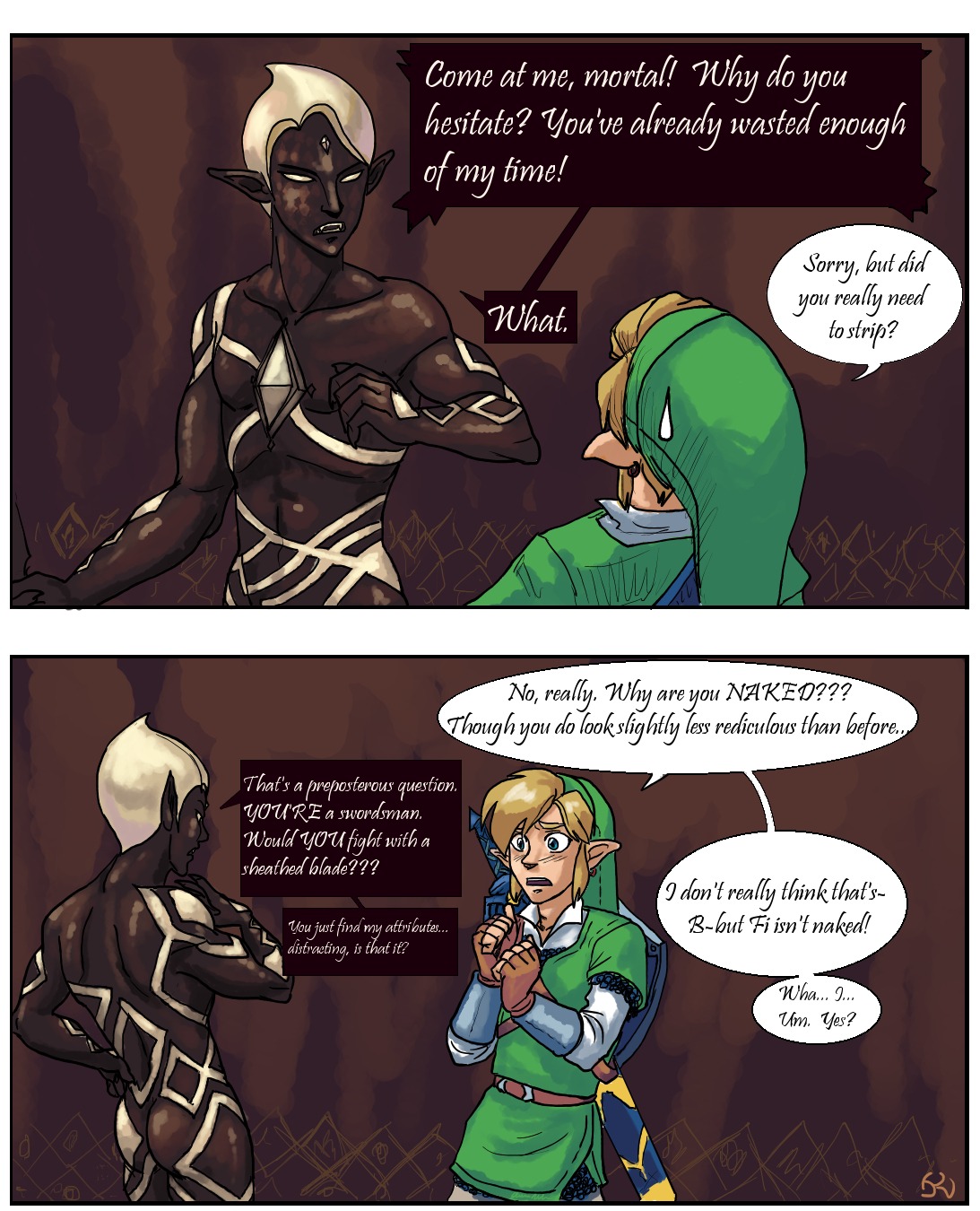 2boys ass english fingerless_gloves gay ghirahim hat jeredulevenin link male male_only multiple_boys multiple_males nude rule34 sheathed shield skyward_sword sword the_legend_of_zelda weapon