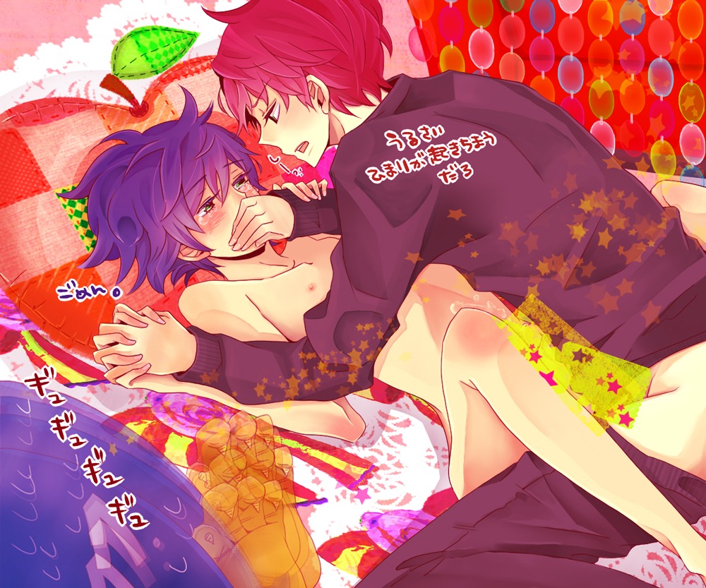 male mawaru_penguindrum rule34 tagme takakura_kanba takakura_shouma yaoi