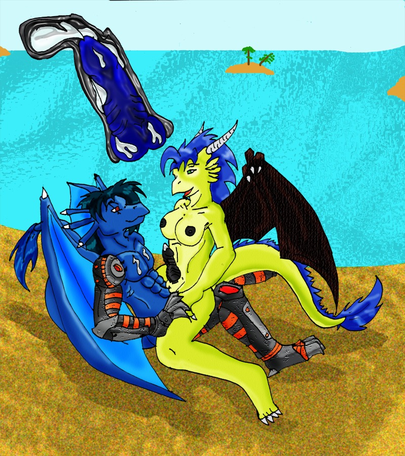 2009 anthro anthro_on_anthro beach black_hair black_nipples black_penis black_vulva blue_hair blue_penis bodily_fluids breasts chimera cum cum_in_vagina cum_inside cum_on_chest cybernetics cyborg detailed_background dragon duo e621 echo_wulf erection eye_contact fur genital_fluids genitals green_eyes hair herm herm/male hybrid internal intersex intersex/male long_hair looking_at_another machine male male_penetrating membrane_(anatomy) membranous_wings mythological_creature mythological_scalie mythology nipples nude nude_beach outside penetration penis red_eyes sand sasha_winterforest_shadoweye scalie seaside sex sex_on_the_beach sky tail tail_tuft tuft vaginal vaginal_penetration veedway_constantine vulva water wings yellow_body