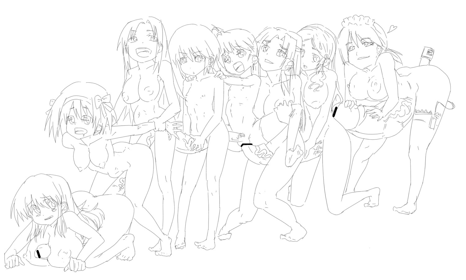 8futas all_fours ambiguous_penetration asahina_mikuru asakura_ryouko ass autopaizuri bending_over breasts censored erect_nipples flat_chest futadom futanari futasub gigantic_penis huge_ass huge_breasts huge_cock huge_penis intersex inverted_nipples kimidori_emiri kyon's_sister large_breasts line_art maid maid_headdress medium_ass medium_breasts mori_sonou nagato_yuki nipples no_balls orgy oshiruko oshiruko_(shiruko) penis rule34 small_breasts stockings stomach_bulge stomach_deformation suzumiya_haruhi suzumiya_haruhi_no_yuuutsu tsuruya vibrator