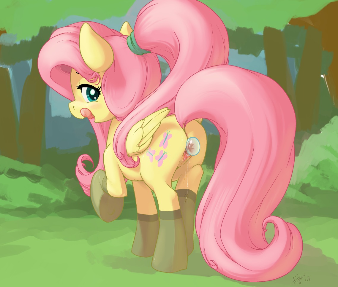 ajin blue_eyes blush bodily_fluids butt clothing cutie_mark dildo dripping e621 equid equine feathered_wings feathers female female_feral feral fluttershy_(mlp) footwear friendship_is_magic fur genital_fluids genitals glass hair hasbro legwear licking licking_lips licking_own_lips looking_at_viewer looking_back mammal my_little_pony mythological_creature mythological_equine mythology open_mouth pegasus penetration pink_hair pink_tail ponytail presenting presenting_hindquarters sex_toy socks solo stockings tail tongue tongue_out vaginal vaginal_fluid_drip vaginal_fluids vulva wings yellow_body yellow_feathers yellow_fur