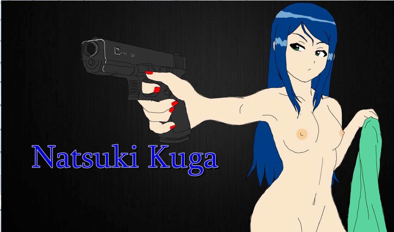 artist_request blue_hair breasts female kuga_natsuki my-hime rule34 small_breasts tagme