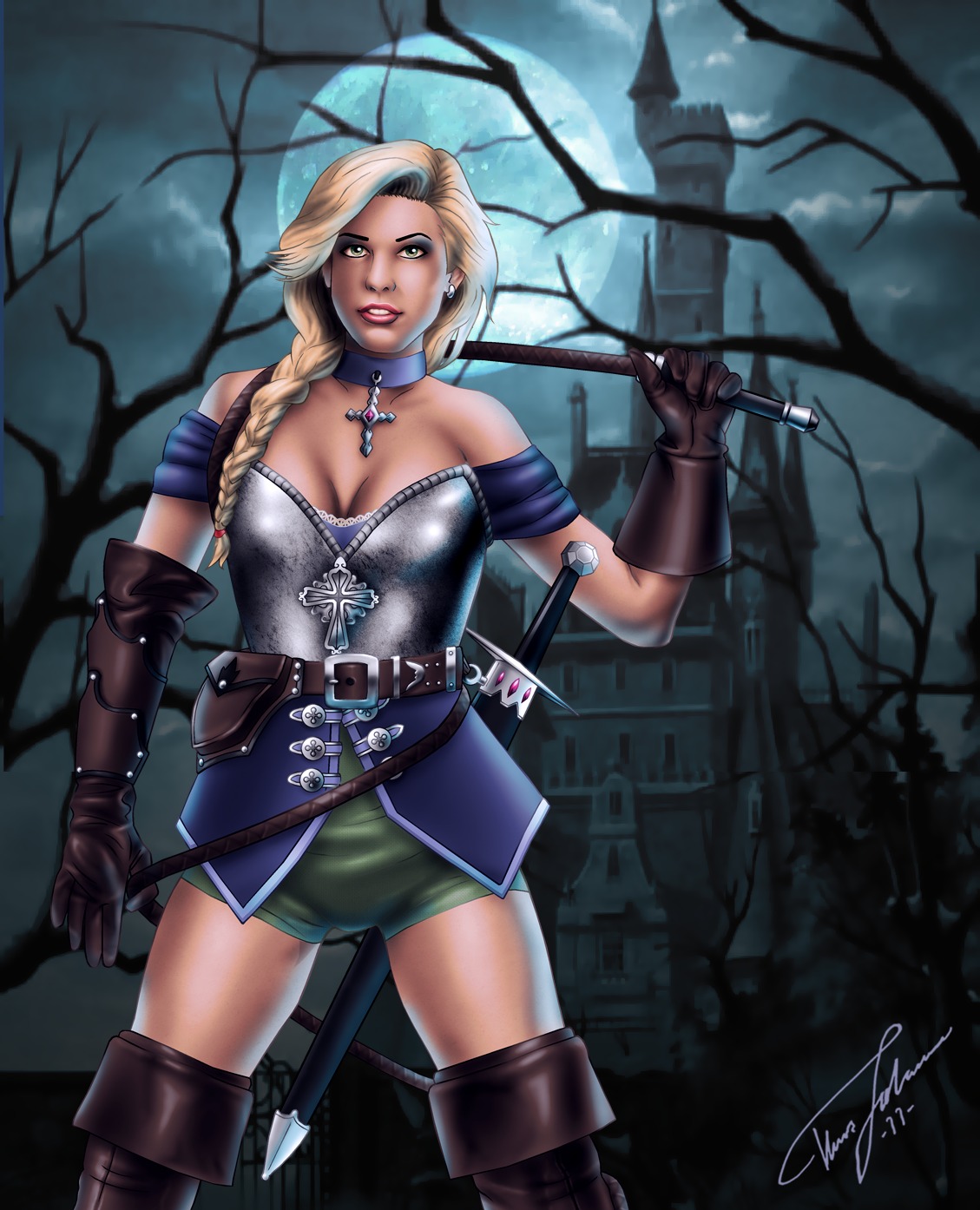 1girls castlevania female hyde209 rule34 sonia_belmont tagme