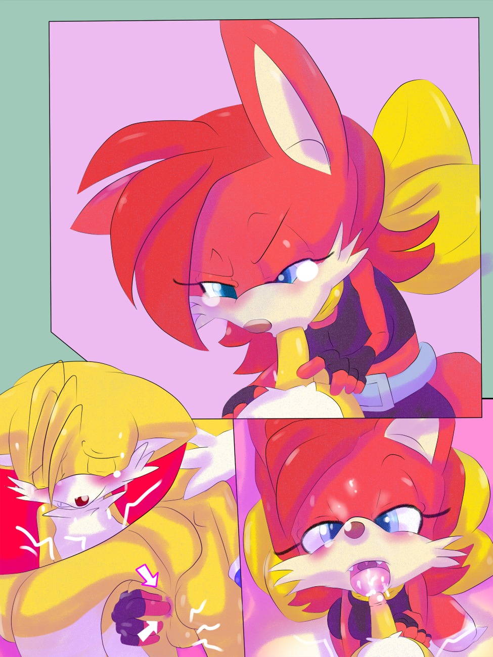 af-js anthro anus archie_comics balls canine clothes color fellatio female fingering fiona_fox fox fur furry furry_only insertion interspecies male nude oral penis rule34 sega sonic_(series) sonic_the_hedgehog_(archie) sonic_the_hedgehog_(comics) sonic_the_hedgehog_(series) straight tails tails_the_fox testicles