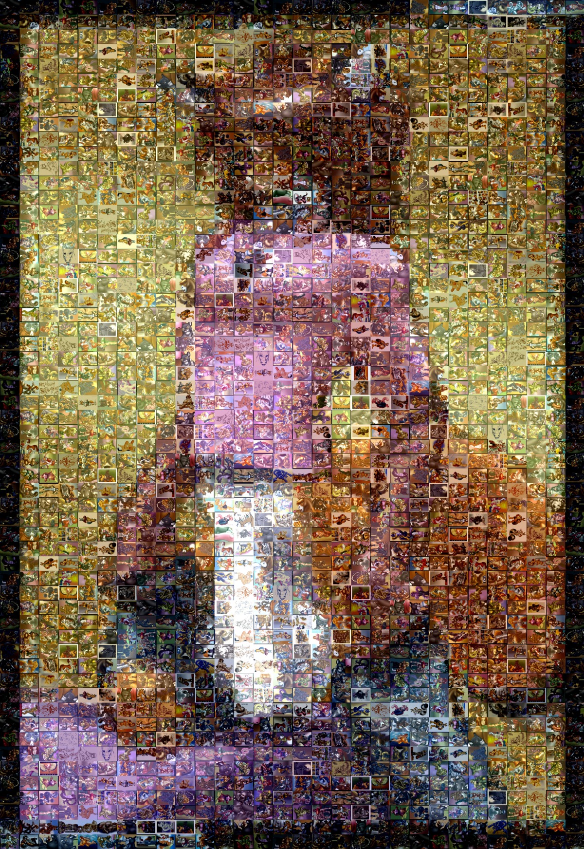 absurd_res anthro canid canine clubstripes cox digital_media_(artwork) do_not_distribute e621 english_text fox genitals gideon group hi_res hyper male mammal mosaic penis solo_focus tail text