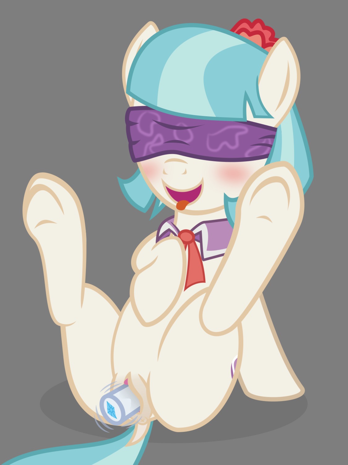 2014 3:4 alpha_channel anus blindfold blush bodily_fluids coco_pommel_(mlp) dildo e621 earth_pony equid equine female feral friendship_is_magic full-length_portrait fur genital_fluids genitals hair hasbro hi_res horse mammal multicolored_hair my_little_pony on_model open_mouth outline penetration pony portrait sex_toy simple_background sitting smile solo the-smiling-pony tongue tongue_out transparent_background two_tone_hair vaginal vaginal_fluids vibrator vulva white_body white_fur