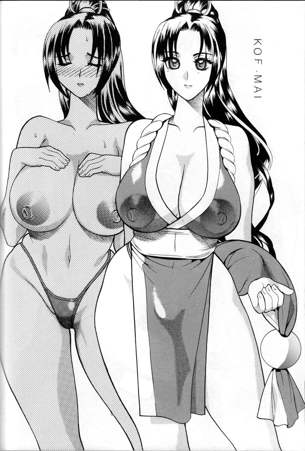 fatal_fury female female_only human king_of_fighters mai_shiranui rule34 snk solo tagme