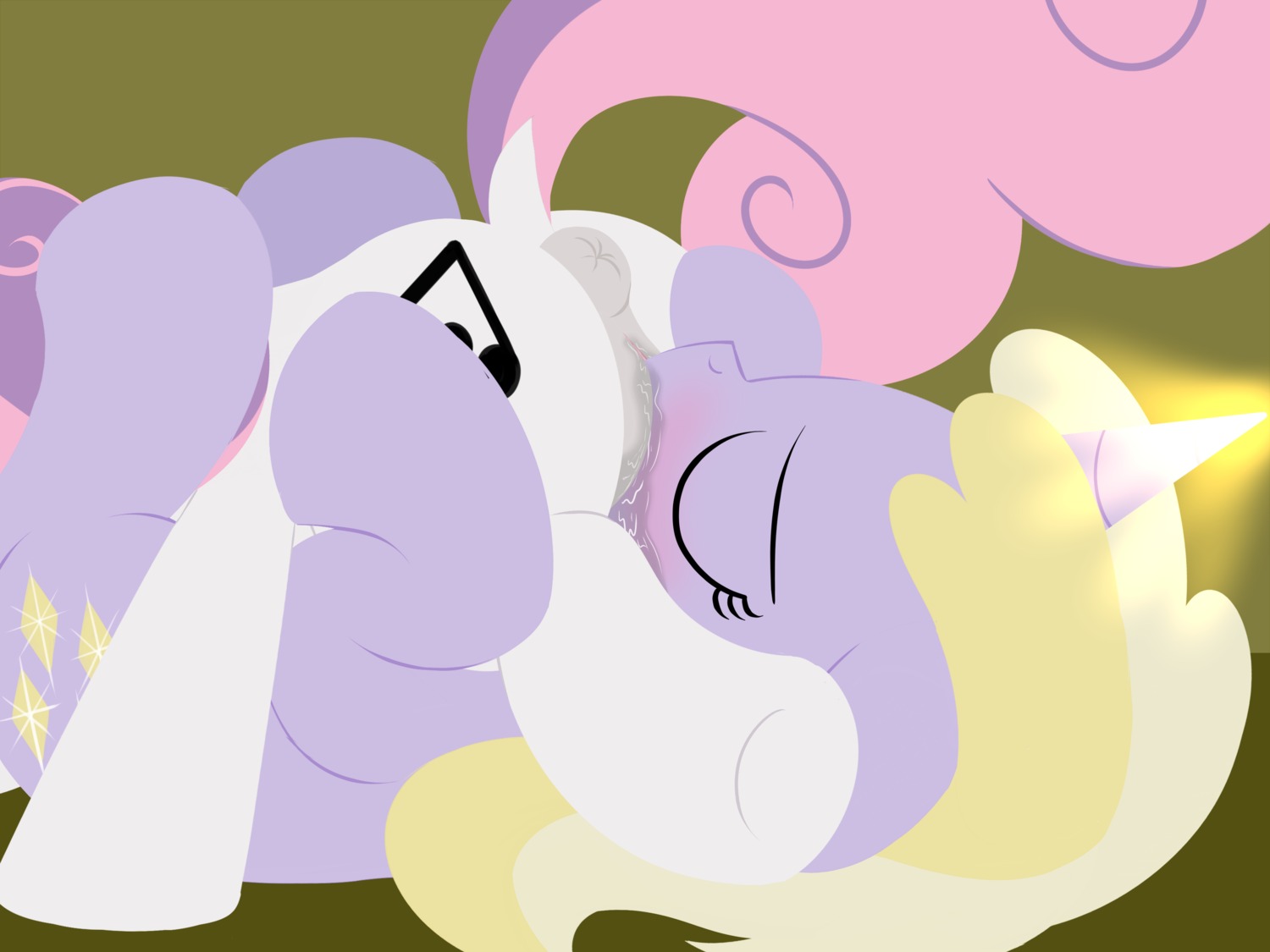 2013 4:3 69_position absurd_res anus blonde_hair blush bodily_fluids cunnilingus cutie_mark dinky_hooves_(mlp) dtcx97 duo e621 equid equine eyes_closed female female/female female_orgasm feral friendship_is_magic fur genital_fluids genitals glowing hair hasbro hi_res hooves horn lying magic mammal multicolored_hair my_little_pony mythological_creature mythological_equine mythology nude on_back oral orgasm purple_hair sex sweetie_belle_(mlp) two_tone_hair unicorn vaginal vaginal_fluids vulva white_body white_fur young young_feral young_on_young