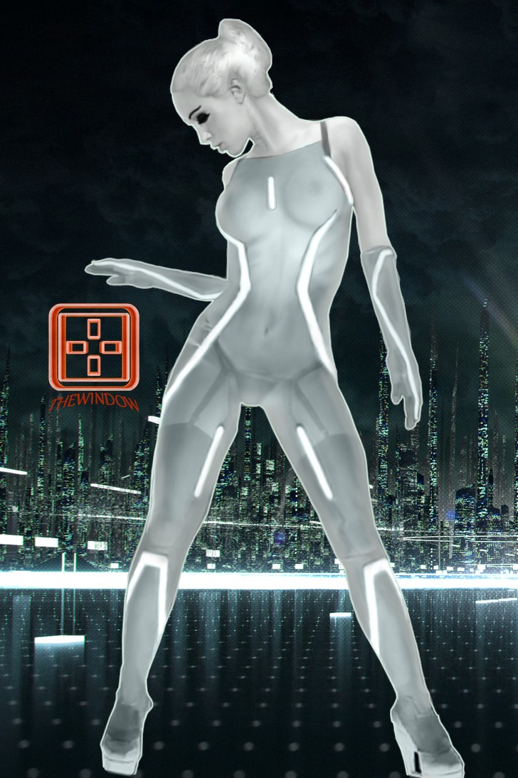 castanova disney female gem_(tron) high_tech nipples rule34 siren tron tron_legacy wedge_heels