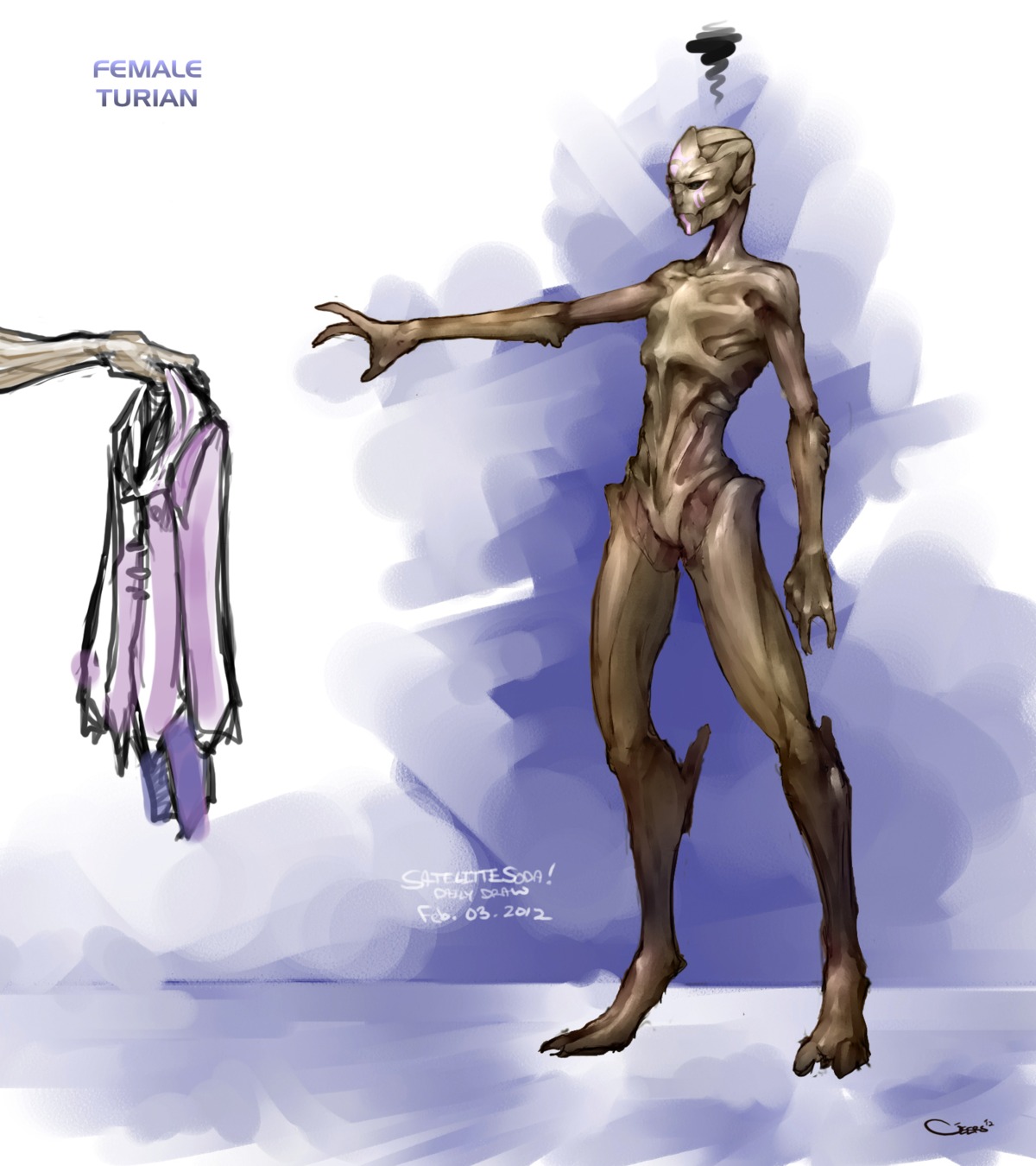 darren_geers female female_turian mass_effect rule34 tagme turian