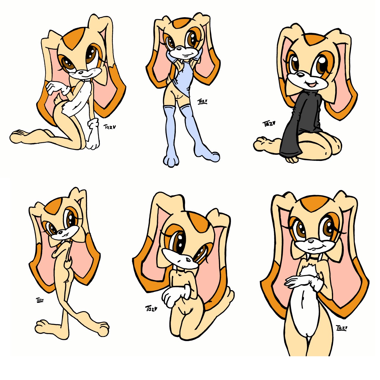 anthro color cream_the_rabbit female female_only fur furry innocenttazlet nipples pussy rabbit rule34 sega solo sonic_(series) sonic_the_hedgehog_(series) vulva