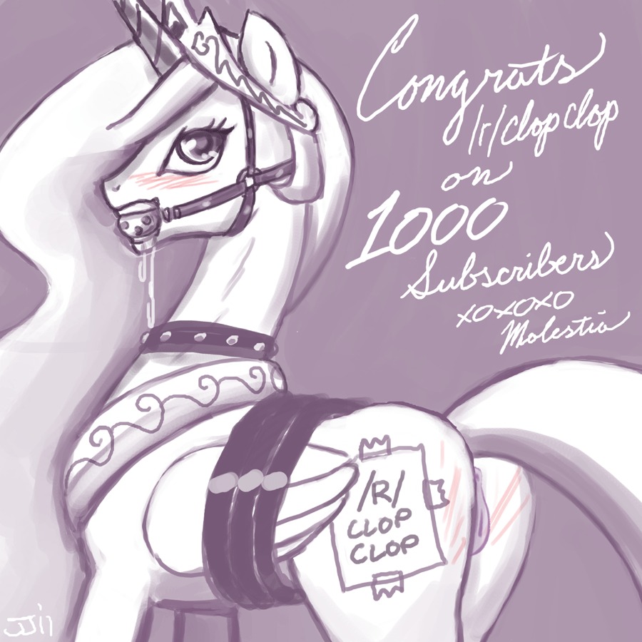 alicorn ass ball_gag drooling equine female feral friendship_is_magic gag john_joseco my_little_pony princess_celestia_(mlp) princess_molestia rule34 straight_hair tagme