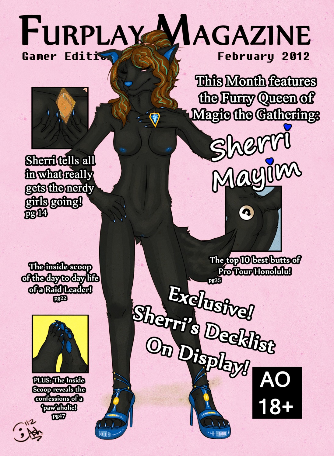 absurd_res ankle_strap_heels anthro biped blue_clothing blue_footwear blue_high_heels blue_vulva breasts brown_hair canid canine canis clothing colored_nails domestic_dog e621 english_text feet female footwear genitals hair hasbro hi_res high_heeled_sandals high_heels hindpaw long_hair looking_at_viewer magic:_the_gathering mammal mastiff molosser mox_sapphire nails nipples nude paws platform_footwear platform_heels sandals semi-colon semicolon_(punctuation) shar_pei sherri_mayim shoes simple_background solo spread_legs spreading tail text vulva wizards_of_the_coast