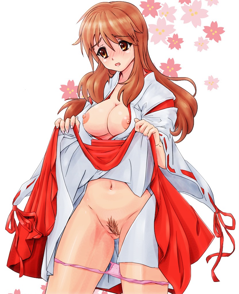 asahina_mikuru breasts clothing female female_only jeibee large_breasts panties pubic_hair rule34 suzumiya_haruhi_no_yuuutsu tagme